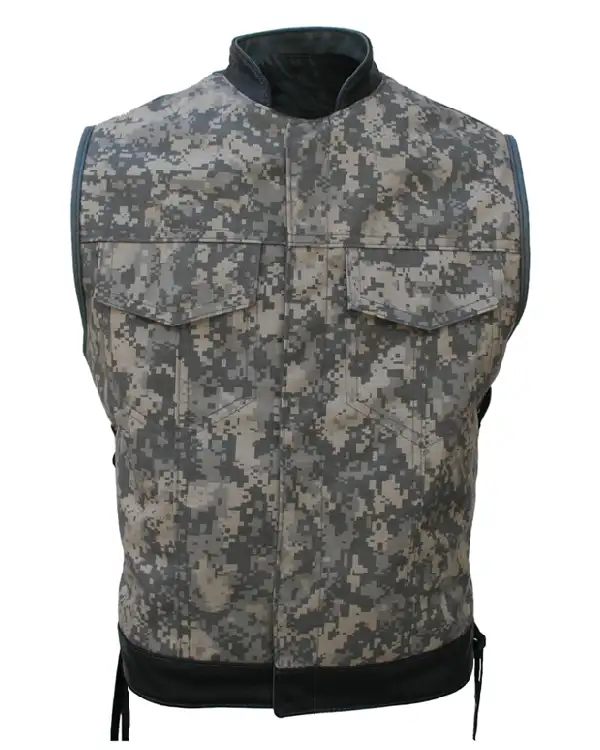 Digital Camo Club Cut Military Grade Fabric Vest