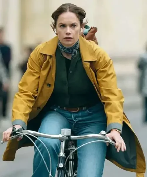 Down Cemetery Road Ruth Wilson Mustard Coat