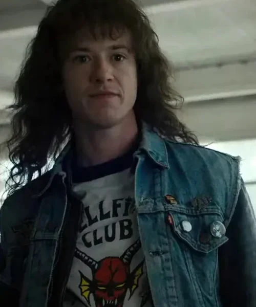 Eddie Munson Stranger Things S04 Denim Vest