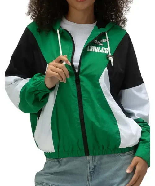 Erin Andrews Philadelphia Eagles Windbreaker Jacket