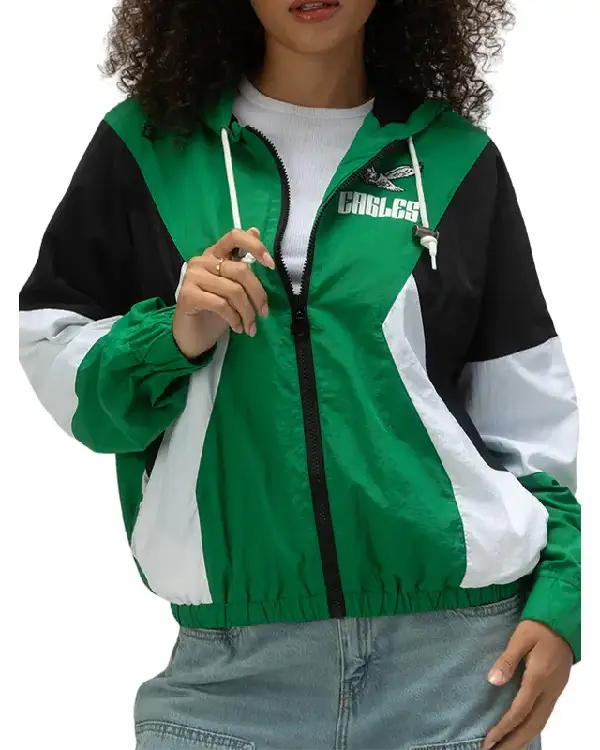 Erin Andrews Philadelphia Eagles Windbreaker Jacket