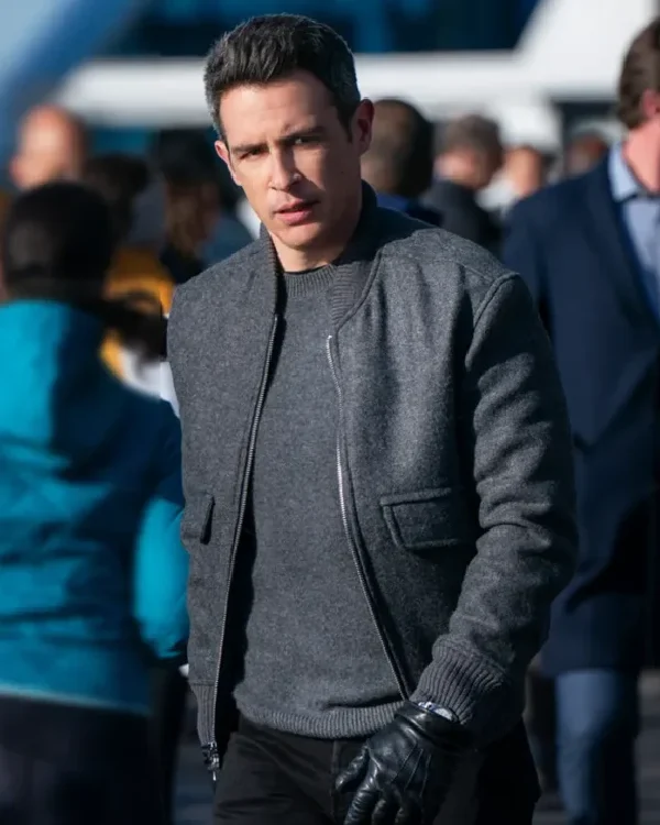 FBI S07 John Boyd Grey Bomber Jacket