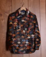 FishScale Patchwork 70s leather jacket