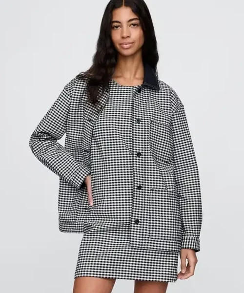 Gap × DÔEN Gingham Jacket