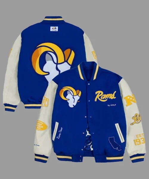 Golf Wang Los Angeles Rams Letterman Jacket