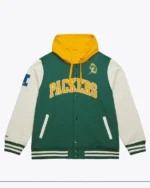 Green Bay Packers Green Sideline Fleece Jacket