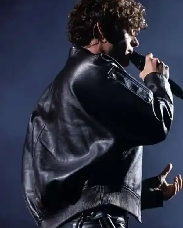 Guitarricadelafuente Madrid Performance 2025 Black Leather Jacket Back