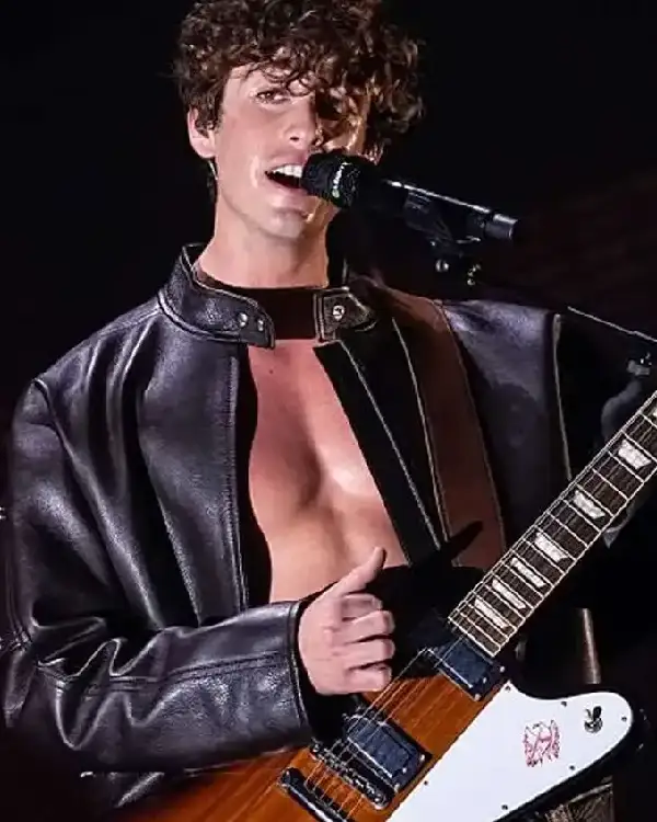 Guitarricadelafuente Madrid Performance 2025 Black Leather Jacket