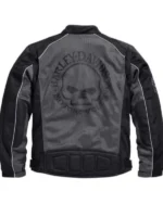 Harley Davidson Willie G Skull Mesh Biker Jacket