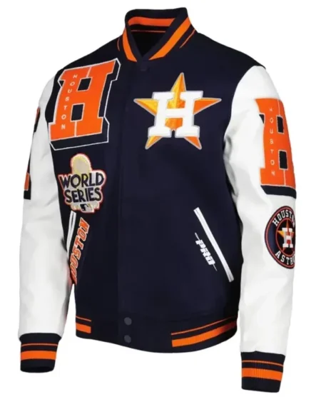 Houston Astros Letterman Wool Varsity Jacket