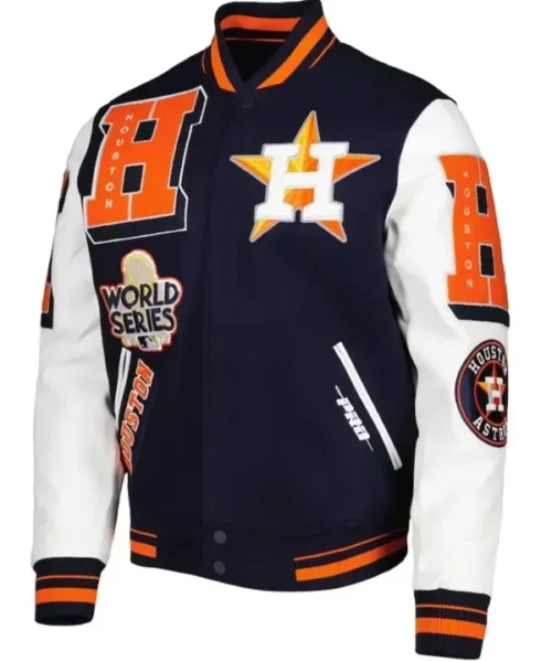 Houston Astros Letterman Wool Varsity Jacket