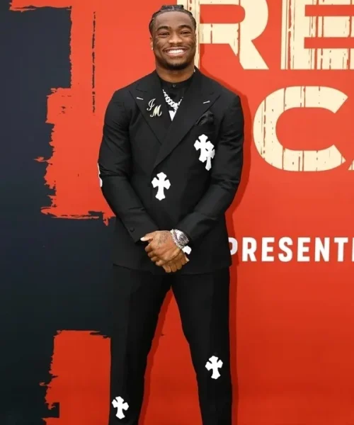 Jalen Milroe Chrome Hearts Suit