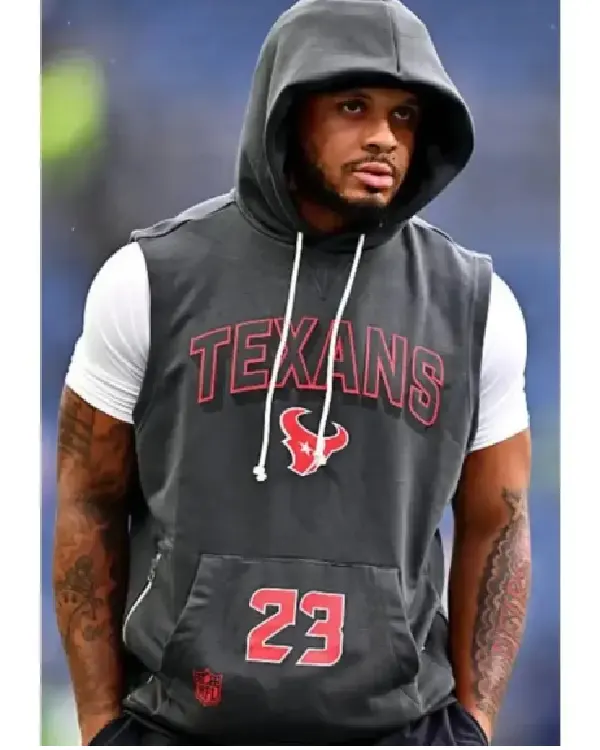 Jaylen Reed Houston Texans 2025 Grey Hoodie