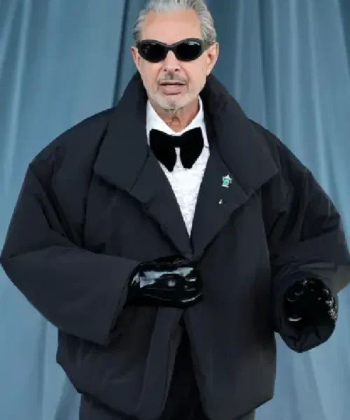 Jeff Goldblum Tuxedo Puffer Jacket