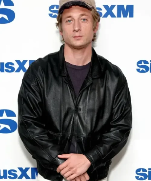 Jeremy Allen White SiriusXM’s Springsteen Town Hall Leather Jacket