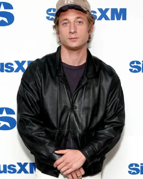 Jeremy Allen White SiriusXM’s Springsteen Town Hall Leather Jacket