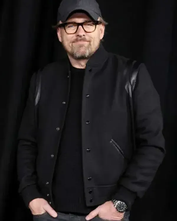 Joachim Rønning Tron Ares Black Varsity Jacket