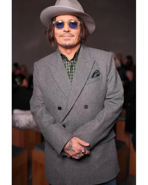 Johnny Depp Paris Fashion Week 2025 Blazer