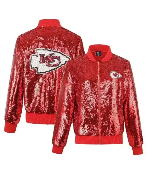 Kansas City Chief Red Sequins Jacket