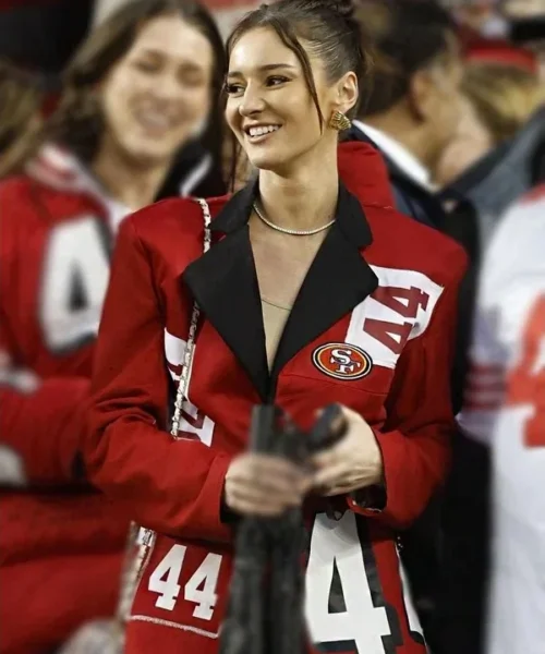 Kristin Juszczyk San Francisco Red Blazer