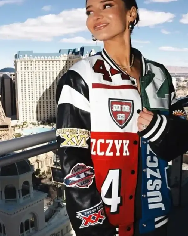 Kristin Juszczyk Super Bowl Jacket