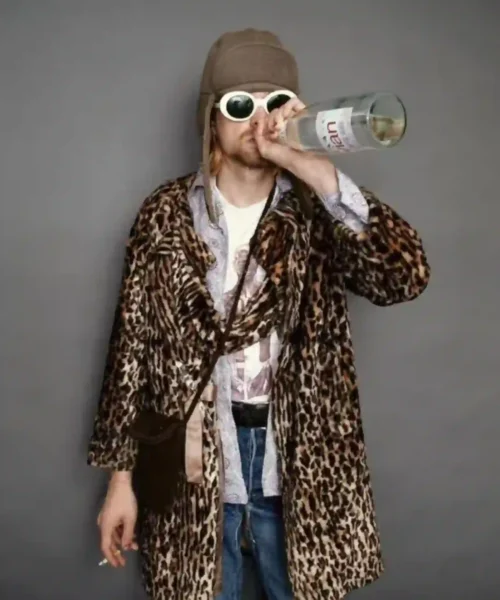 Kurt Cobain Leopard Coat