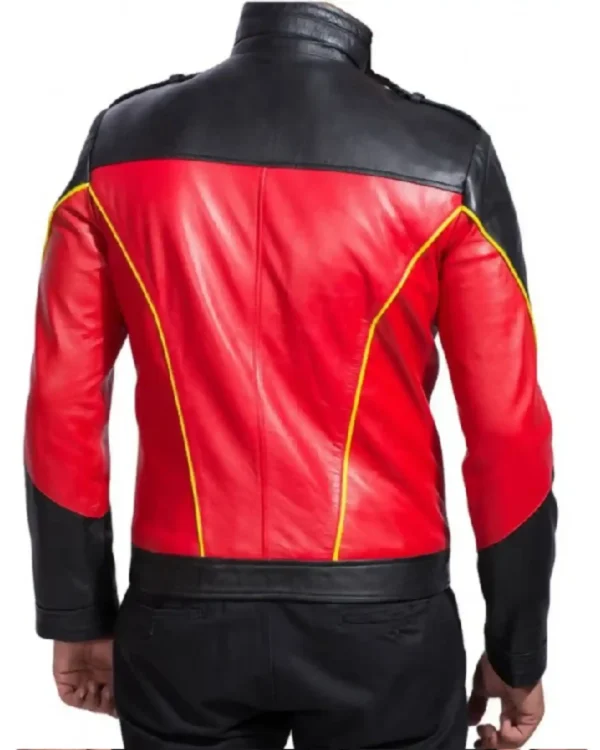 Lando Norris BMW PGA Championship 2025 Bold Multi-Colored Motorcycle Leather Jacket