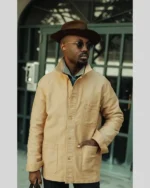 Le Mont St Michel Work Jacket Khaki sale