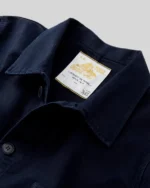 Le Mont St Michel Work Jacket Navy Blue front