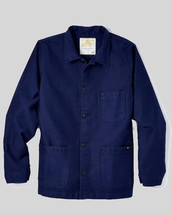 Le Mont St Michel Work BLue Jacket