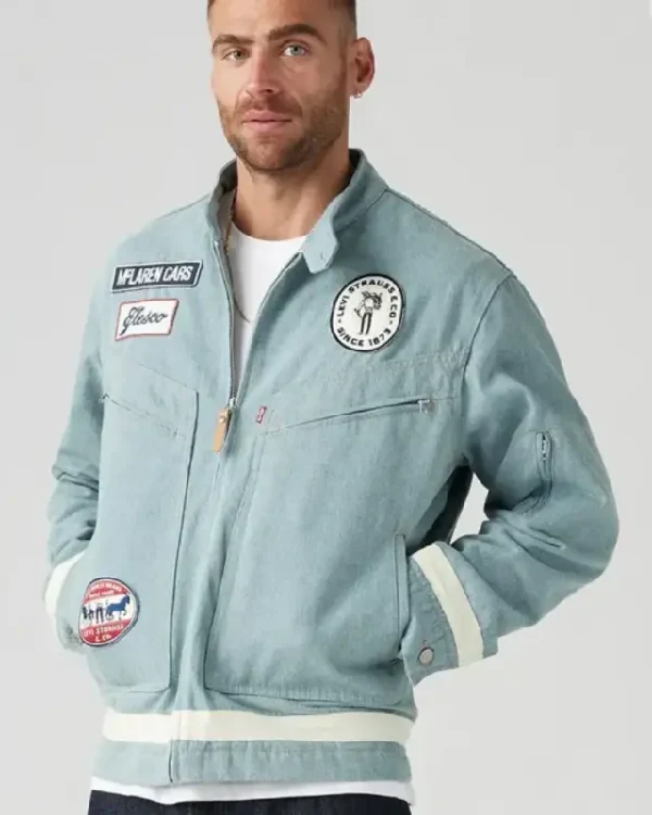 Levi’s x McLaren Light Indigo Cotton Racing Jacket