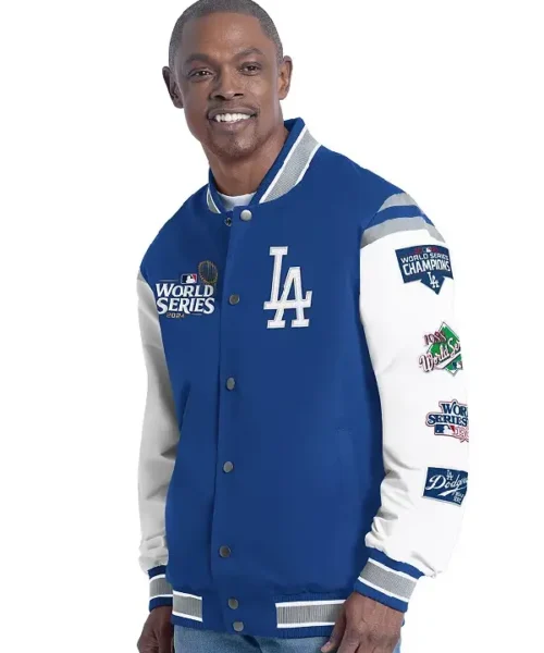 Los Angeles Dodgers Blue Championship Letterman Jacket