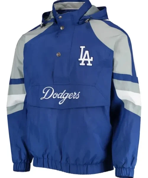 Los Angeles Dodgers Starter Hooded Bomber Jacket