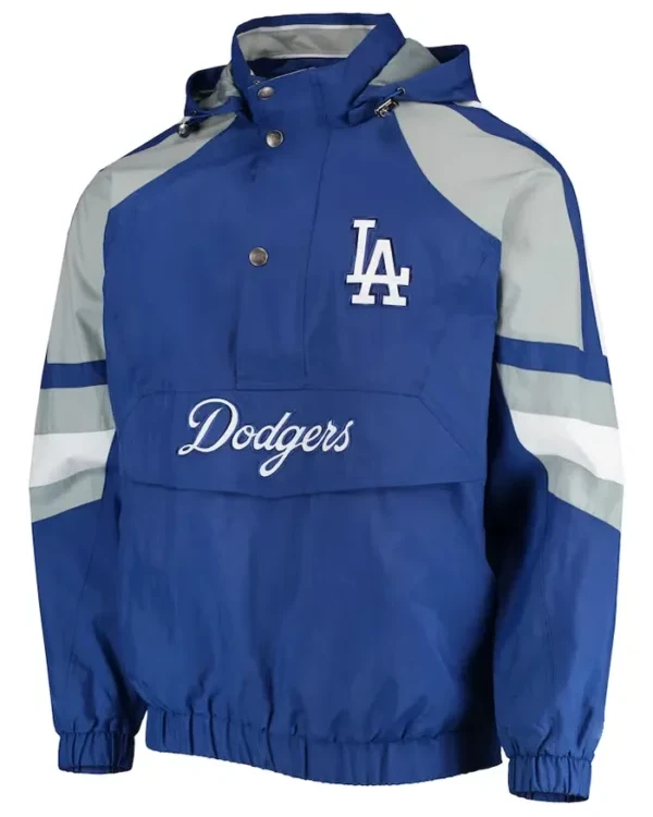 Los Angeles Dodgers Starter Hooded Bomber Jacket