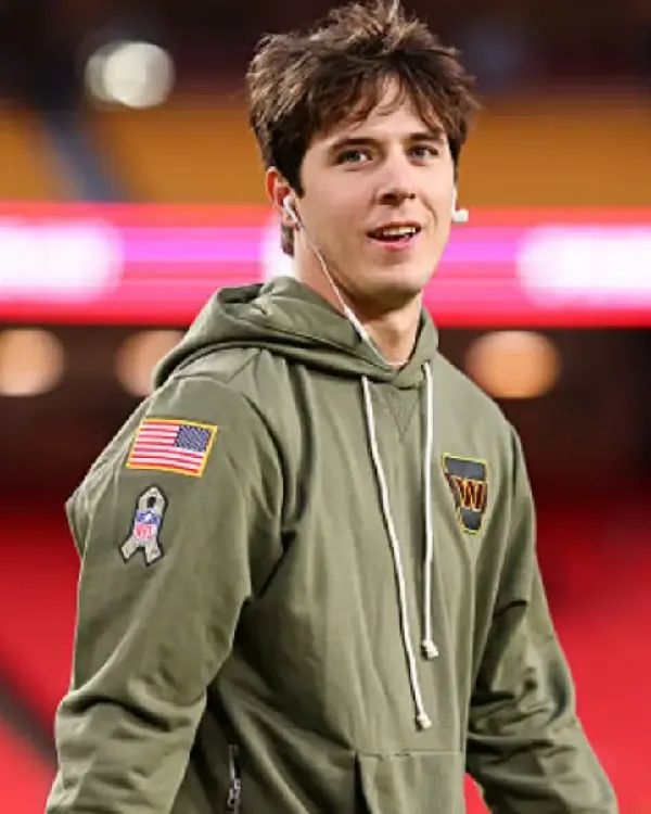 Luke McCaffrey Commanders 2025 Salute to Service Hoodie