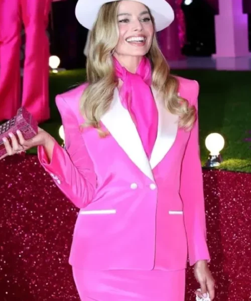 Margot Robbie Barbie Pink Blazer sale