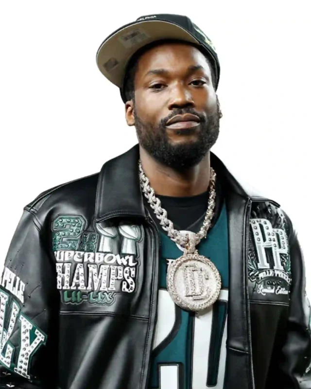 Meek Mill Pelle Pelle Eagles Jacket