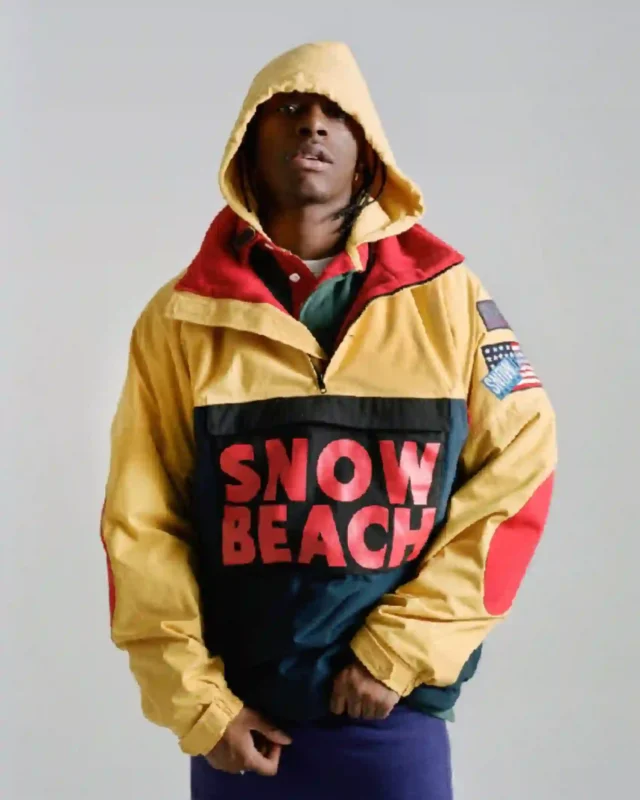 Mens Jacket Polo Snow Beach Cotton Jacket