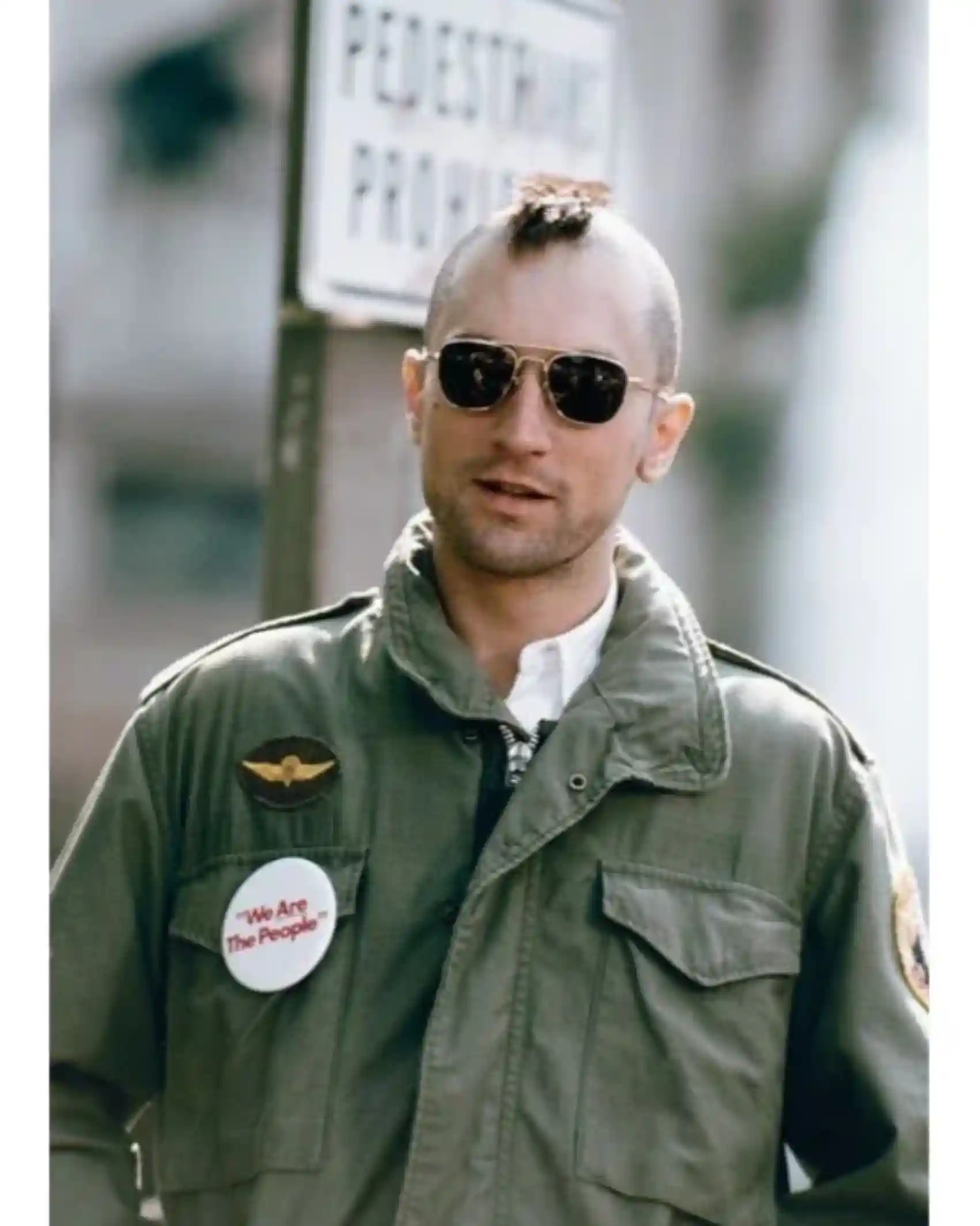 Mens JacketTaxi Driver Robert De Niro Military Jacket