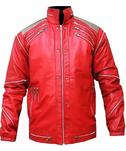 Michael Jackson Beat IT Vintage Leather Jacket