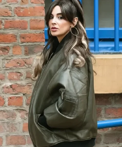Michelle Keegan Brassic S07 Leather Jacket