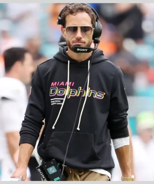 Mike McDaniel Miami Dolphins 2025 Crucial Catch Hoodie