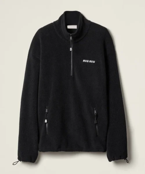 Miu Miu Fleece Black Jacket