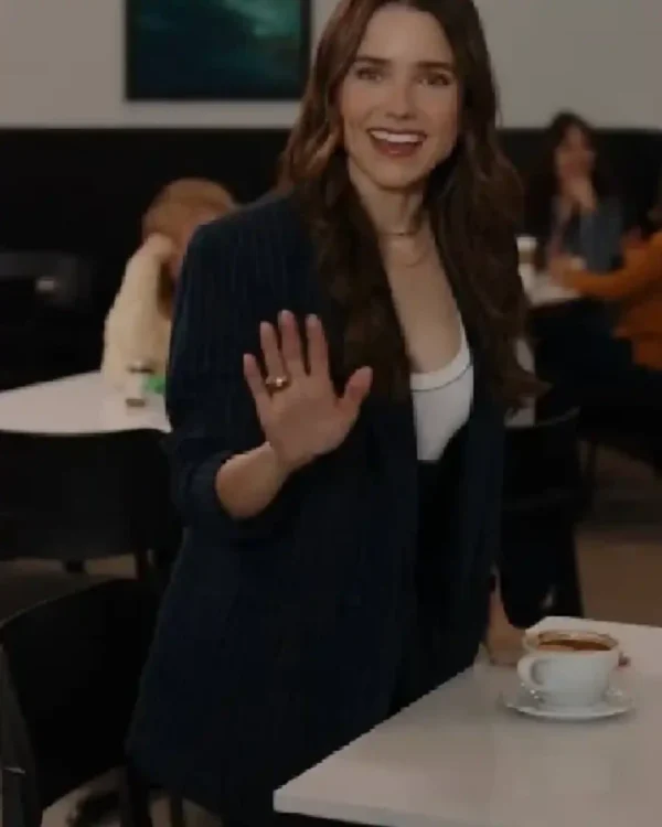 Movie The Stranger in My Home Sophia Bush Ali’s Navy Striped Blazer