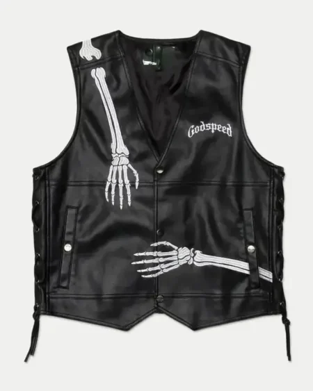 NYC Godspeed Rod Leather Vest