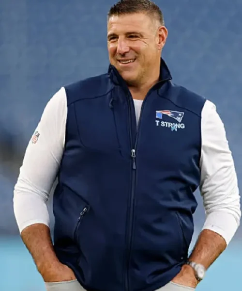 New England Patriots 2025 Mike Vrabel Vest