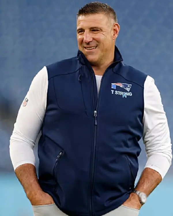 New England Patriots 2025 Mike Vrabel Vest
