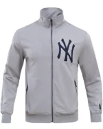 New York Yankees Classic Track Jacket grey