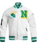 Norfolk State University Classic Rib Satin Jacket
