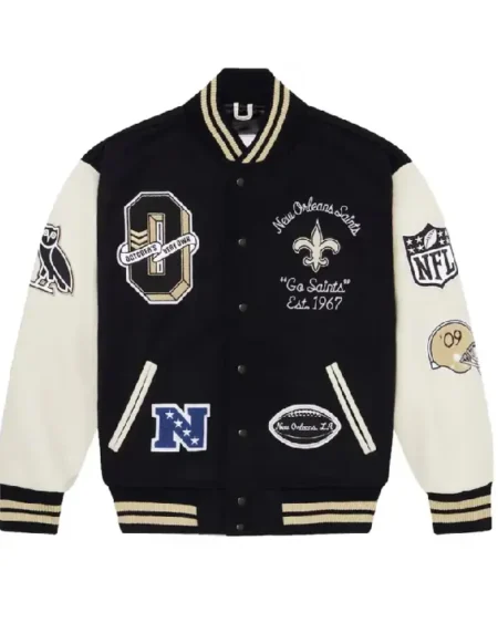 OVO New Orleans Saints Varsity Jacket